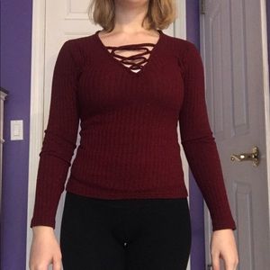 Red sweater